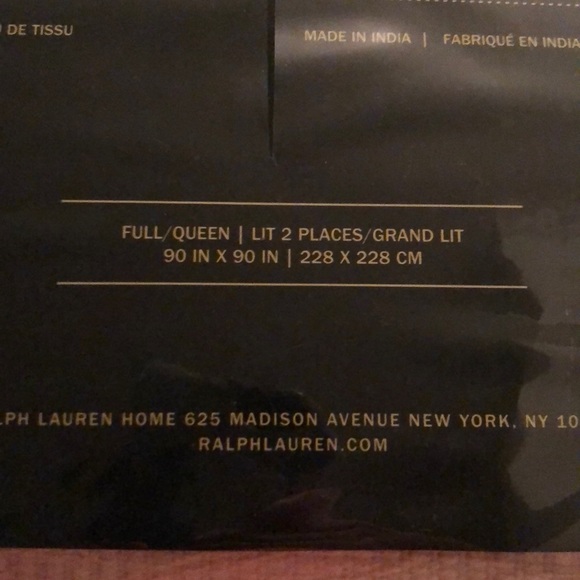 NEW ralph lauren bed blanket full/queen blush pink - Picture 4 of 5